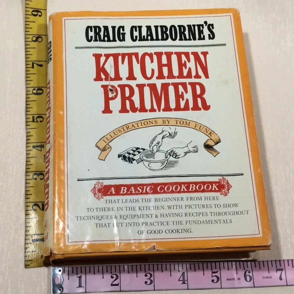 Vintage 1969 Kitchen Primer by Craig Claiborne